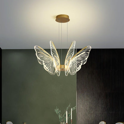 Orchid-Inspired LED Ceiling Chandelier
