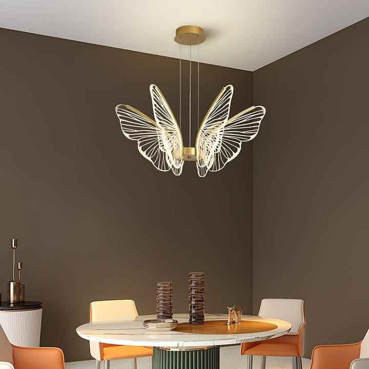 Orchid-Inspired LED Ceiling Chandelier