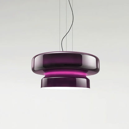 Organic Blown Glass Dome Pendant Light