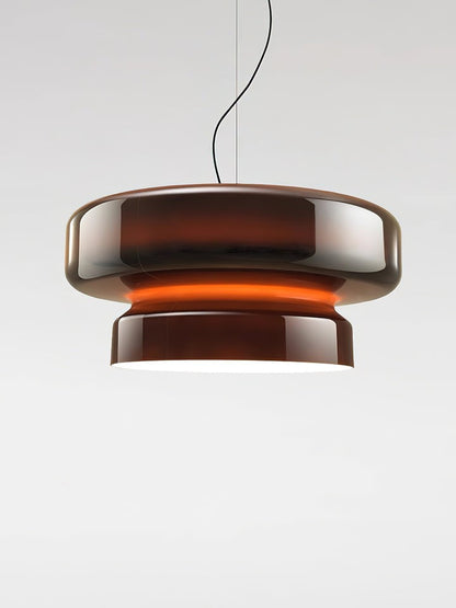 Organic Blown Glass Dome Pendant Light