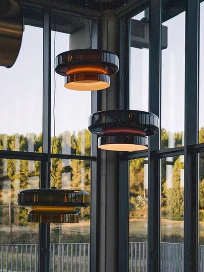 Organic Blown Glass Dome Pendant Light