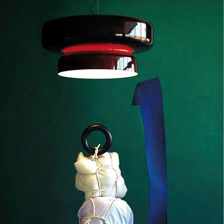 Organic Blown Glass Dome Pendant Light