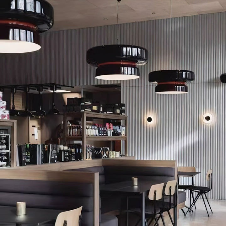 Organic Blown Glass Dome Pendant Light