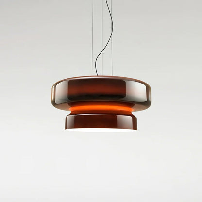 Organic Blown Glass Dome Pendant Light