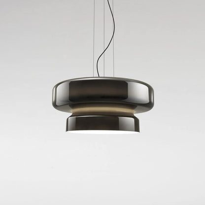Organic Blown Glass Dome Pendant Light