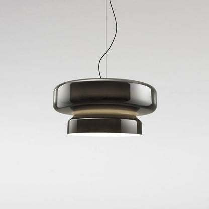 Organic Blown Glass Dome Pendant Light