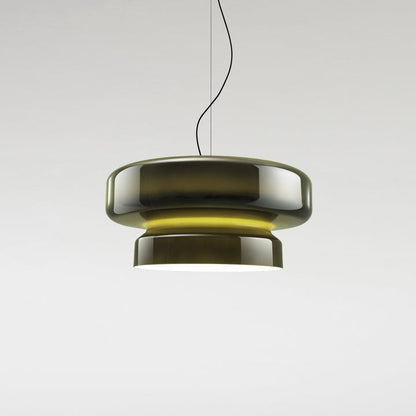 Organic Blown Glass Dome Pendant Light