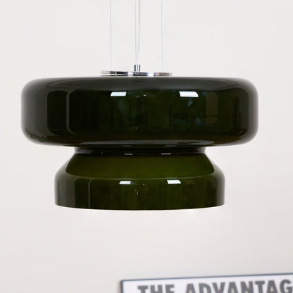 Organic Blown Glass Dome Pendant Light