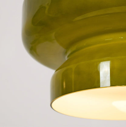 Organic Blown Glass Dome Pendant Light