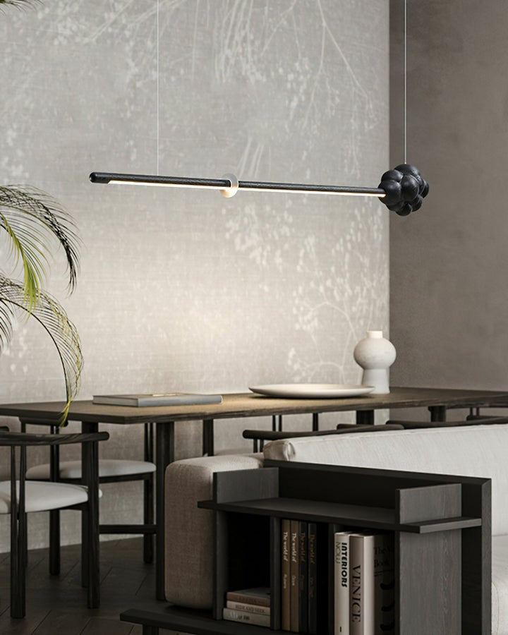 Organic Cloud LED Stick Chandelier