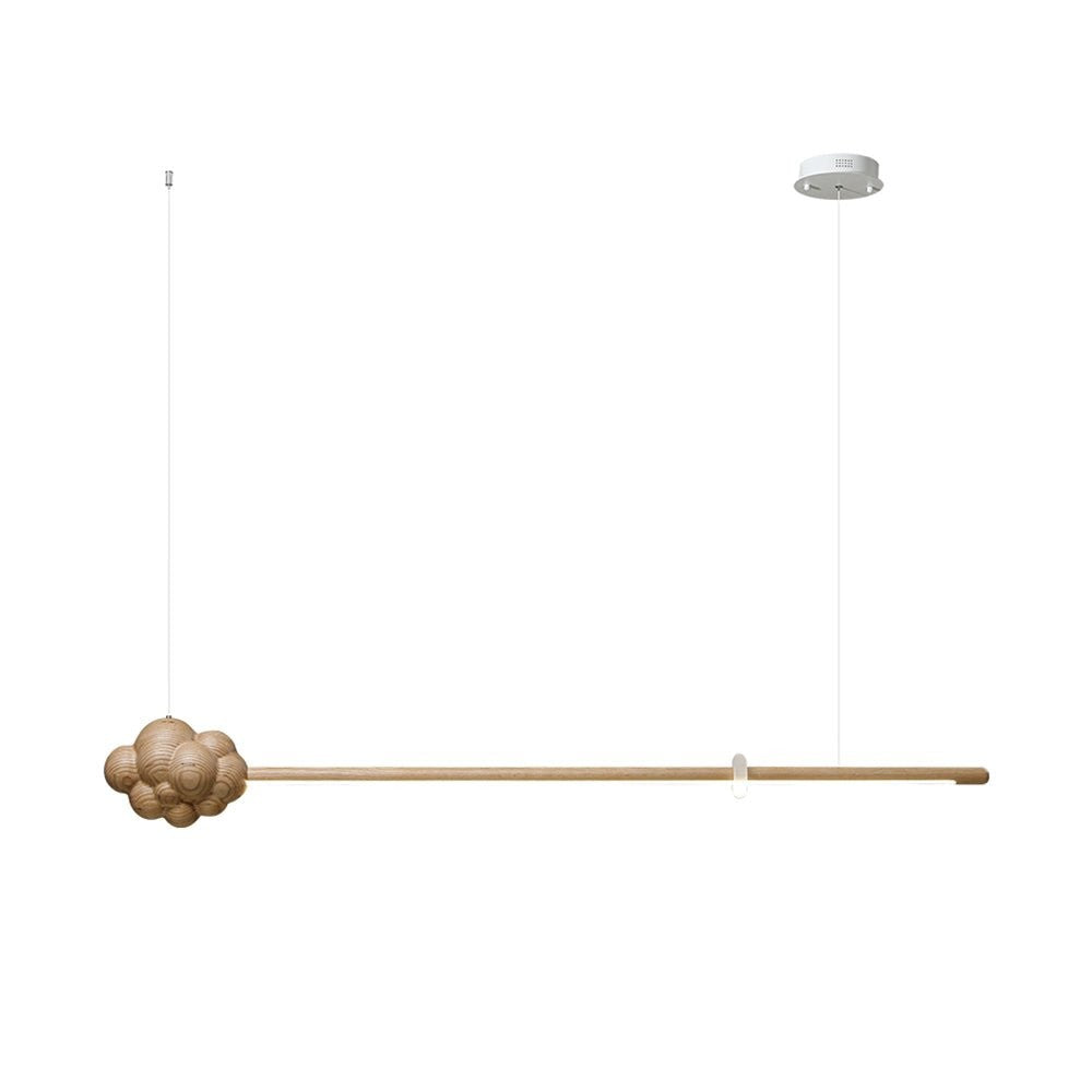 Organic Cloud LED Stick Chandelier