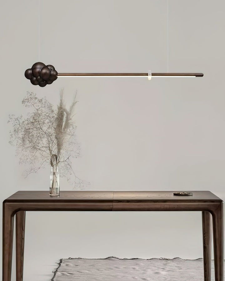 Organic Cloud LED Stick Chandelier