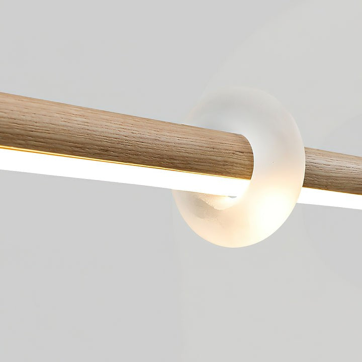 Organic Cloud LED Stick Chandelier