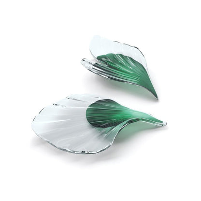 Organic Leaf Crystal Chandelier