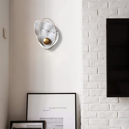 Organic Pearl-Shaped Wall Sconce
