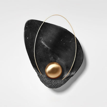 Organic Pearl-Shaped Wall Sconce