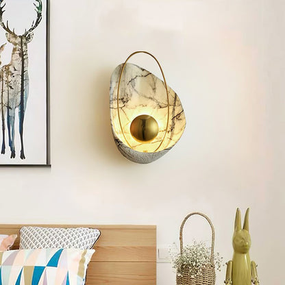 Organic Pearl-Shaped Wall Sconce