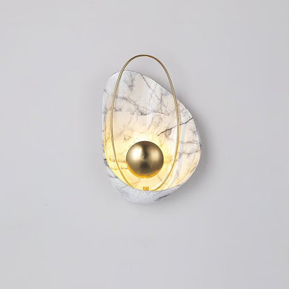 Organic Pearl-Shaped Wall Sconce