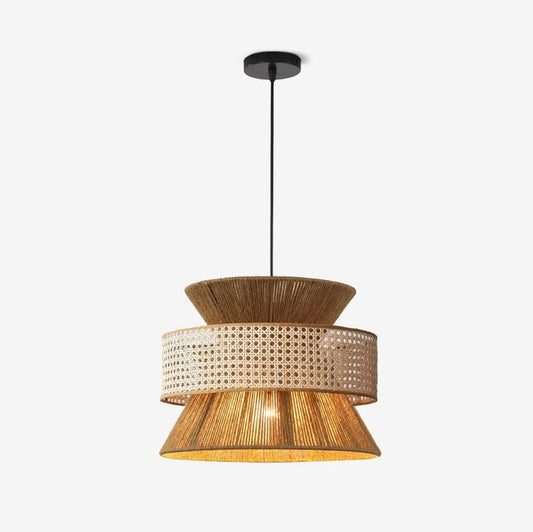 Organic Rattan Bamboo Pendant Light