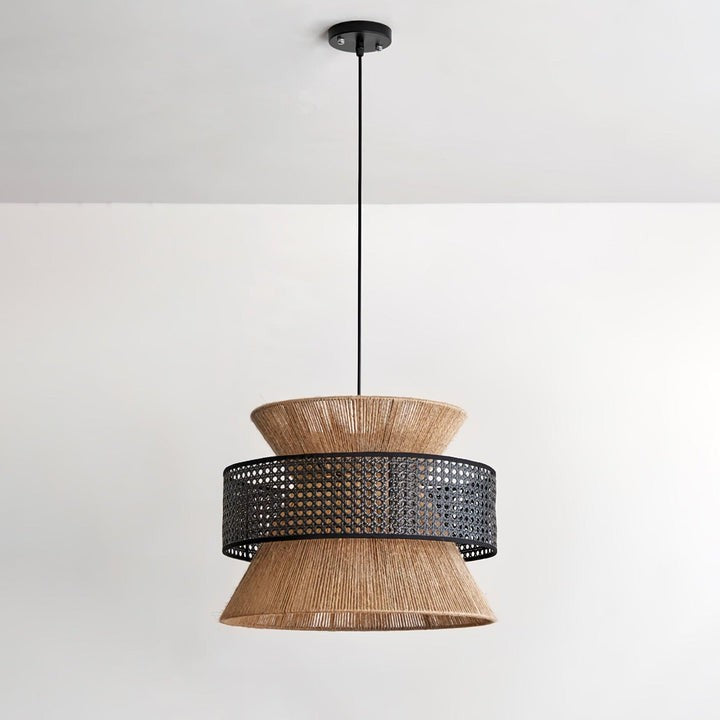 Organic Rattan Bamboo Pendant Light