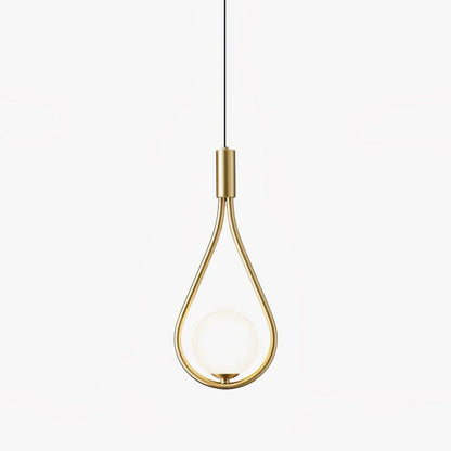 Pearl Glass Globe Pendant Light – 16cm Diameter