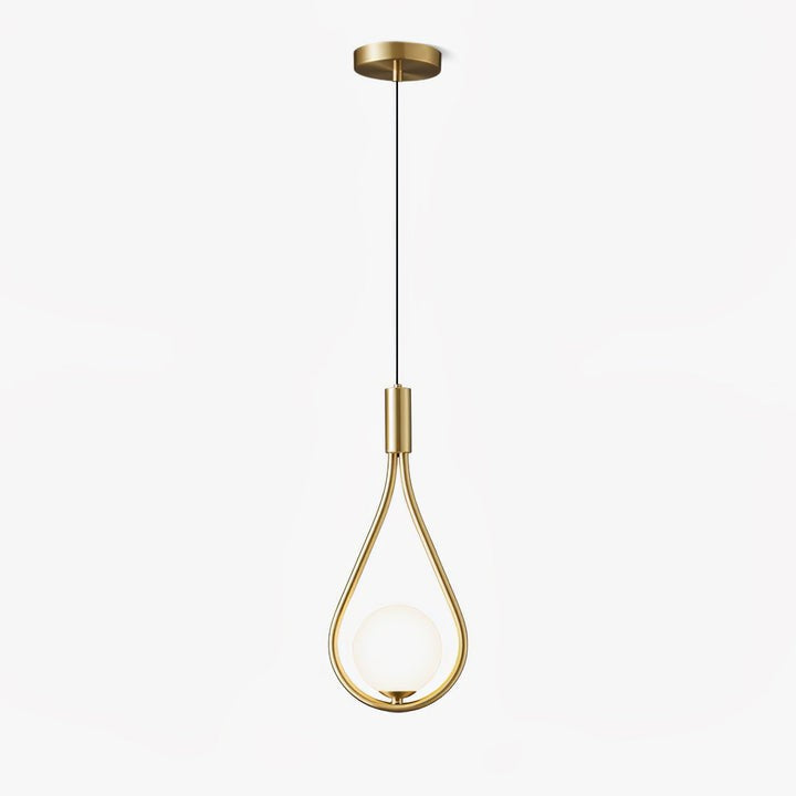 Pearl Glass Globe Pendant Light – 16cm Diameter