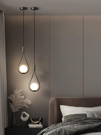 Pearl Glass Globe Pendant Light – 16cm Diameter