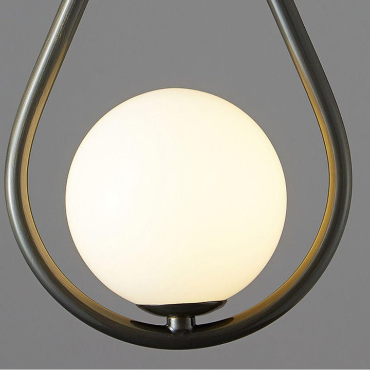 Pearl Glass Globe Pendant Light – 16cm Diameter