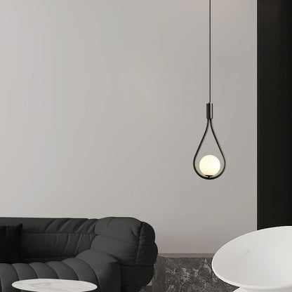Pearl Glass Globe Pendant Light – 16cm Diameter
