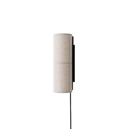 Plug-In Cylinder Fabric Wall Sconce – Indoor LED Light