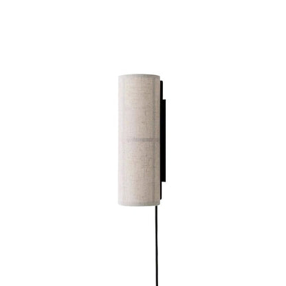 Plug-In Cylinder Fabric Wall Sconce – Indoor LED Light