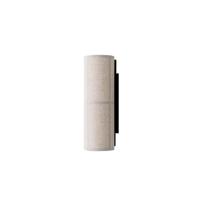 Plug-In Cylinder Fabric Wall Sconce – Indoor LED Light