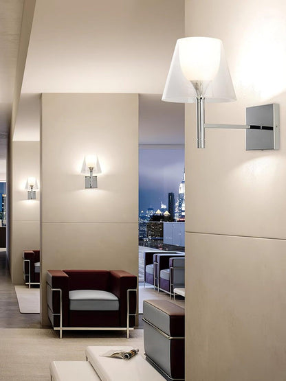 Polished Chrome Prism Wall Sconce – Modern Indoor Lighting