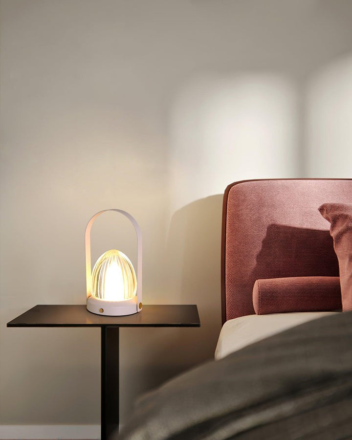 Rechargeable Dimmable Table Lamp with Built-In Battery