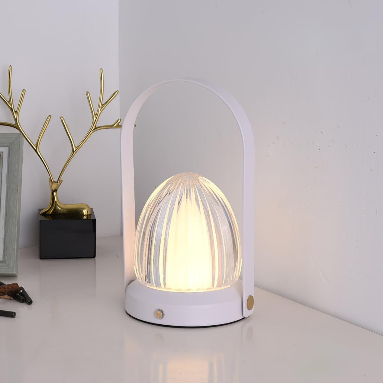 Rechargeable Dimmable Table Lamp with Built-In Battery