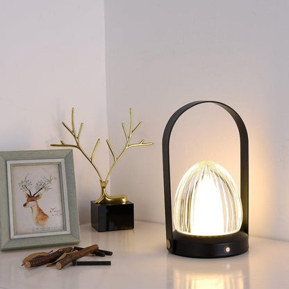 Rechargeable Dimmable Table Lamp with Built-In Battery