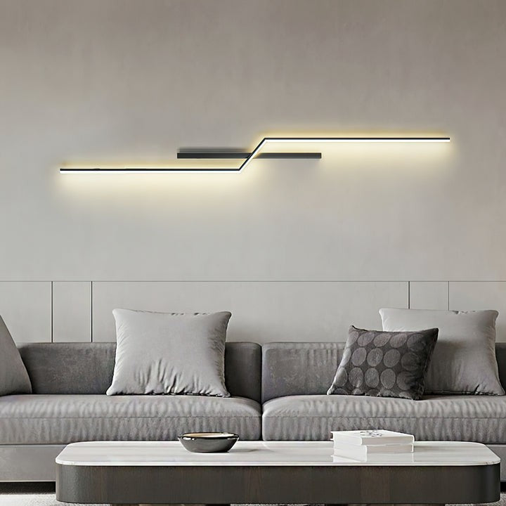 Rechargeable LED Wall Sconce with Geometric Minimalist Design