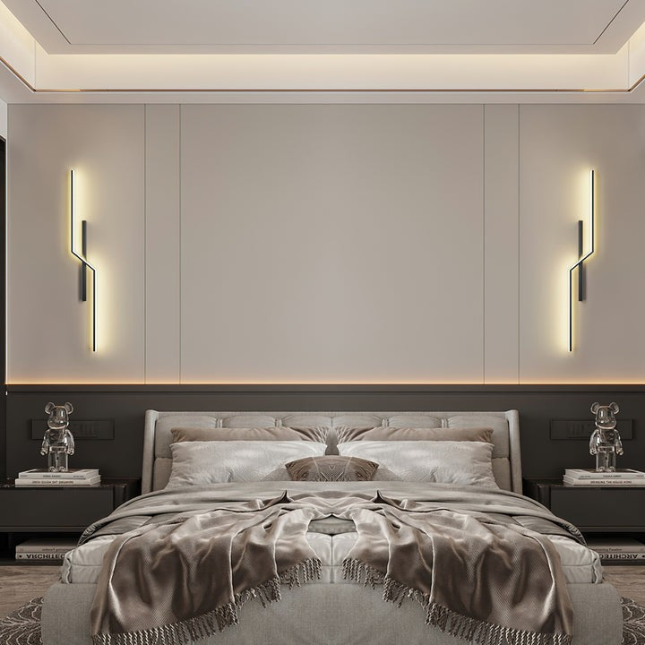 Rechargeable LED Wall Sconce with Geometric Minimalist Design