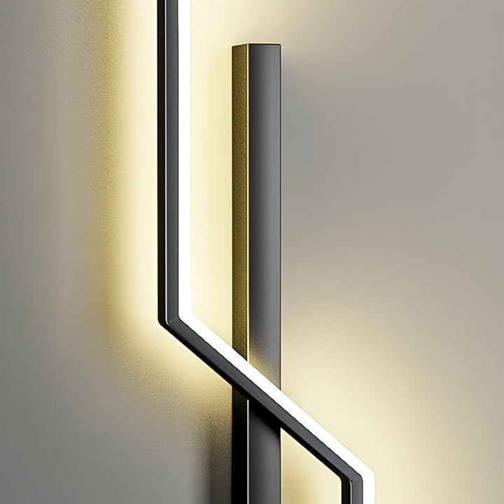 Rechargeable LED Wall Sconce with Geometric Minimalist Design