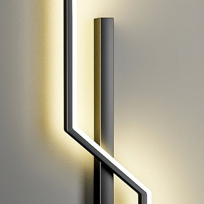 Rechargeable LED Wall Sconce with Geometric Minimalist Design