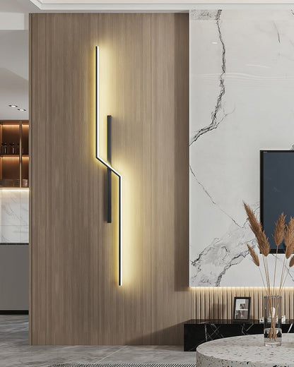 Rechargeable LED Wall Sconce with Geometric Minimalist Design