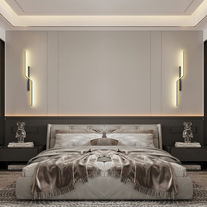 Rechargeable LED Wall Sconce with Geometric Minimalist Design
