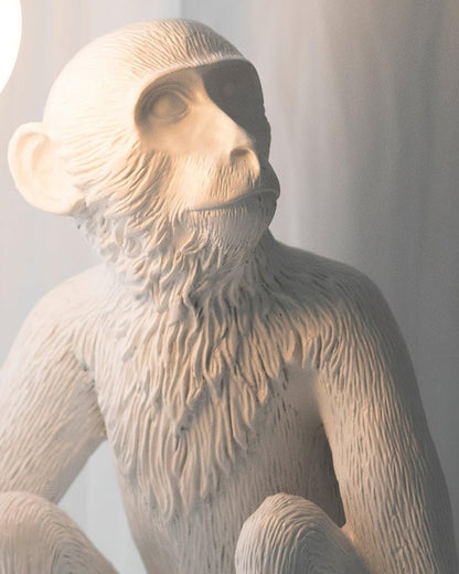 Resin Monkey Table Lamp – Whimsical LED & Edison Lighting
