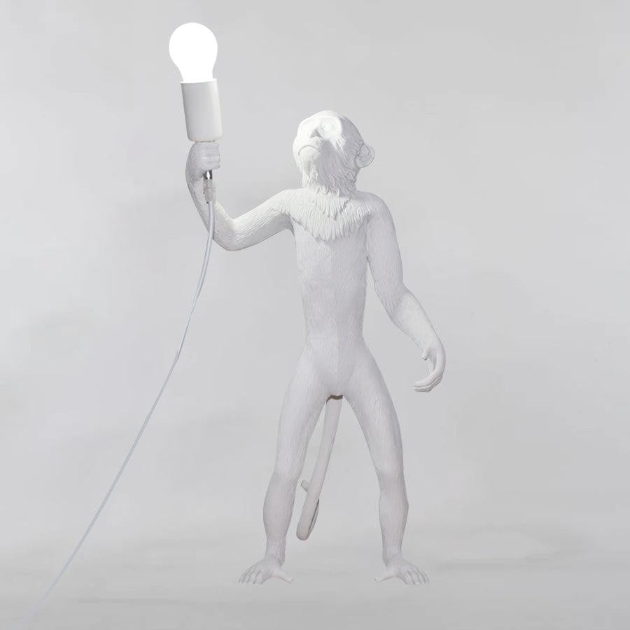 Resin Monkey Table Lamp – Whimsical LED & Edison Lighting