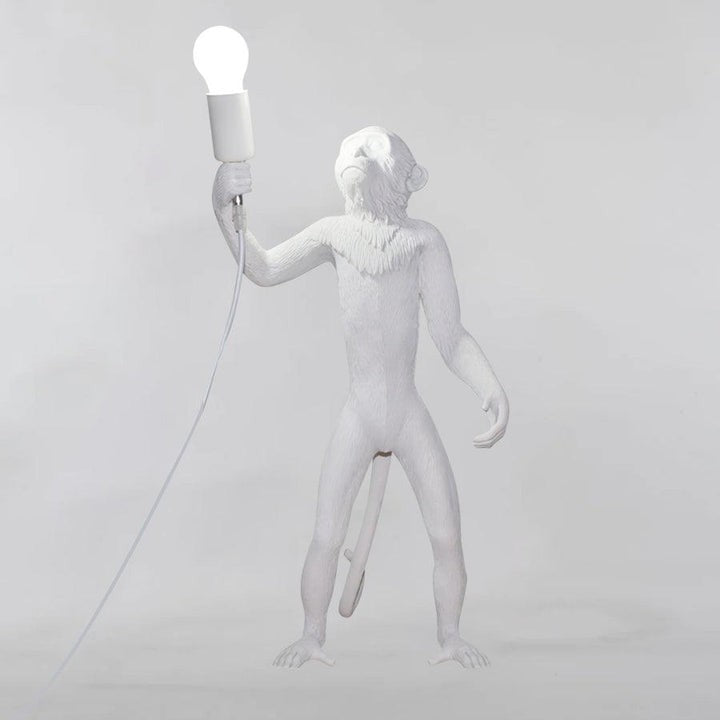 Resin Monkey Table Lamp – Whimsical LED & Edison Lighting