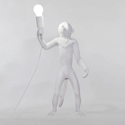Resin Monkey Table Lamp – Whimsical LED & Edison Lighting