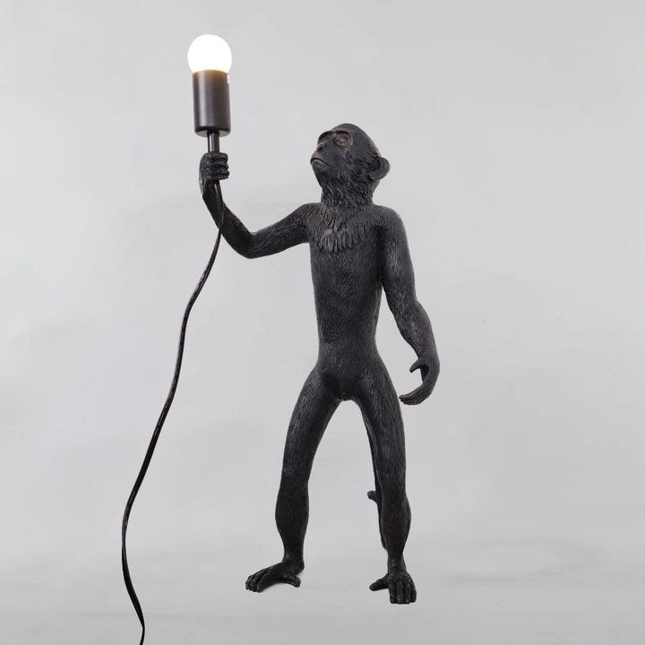 Resin Monkey Table Lamp – Whimsical LED & Edison Lighting