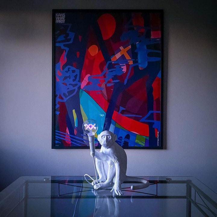 Resin Monkey Table Lamp – Whimsical LED & Edison Lighting