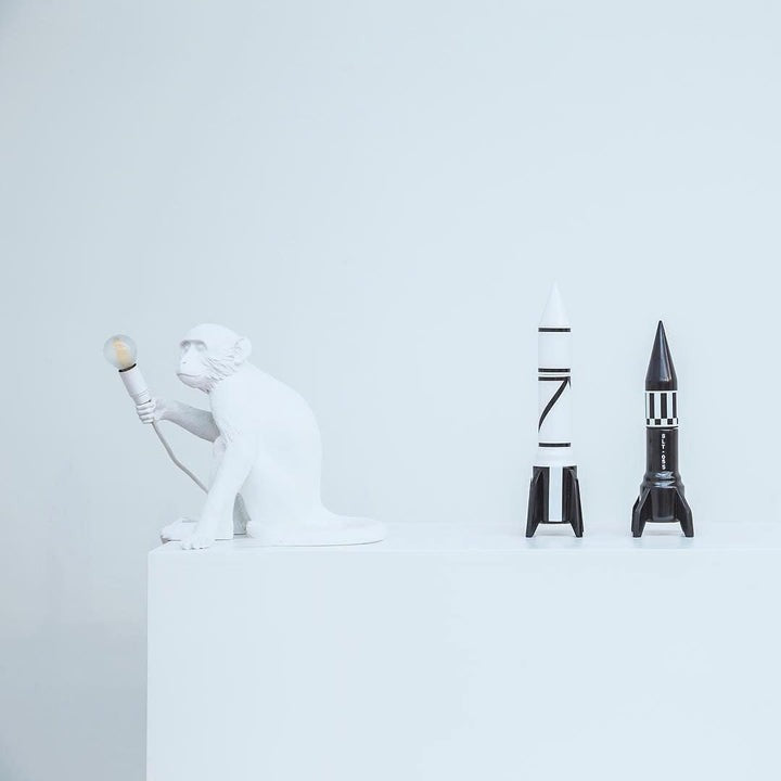 Resin Monkey Table Lamp – Whimsical LED & Edison Lighting