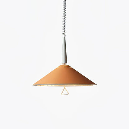 Retro Frosted Glass Pendant Light with Adjustable Cable